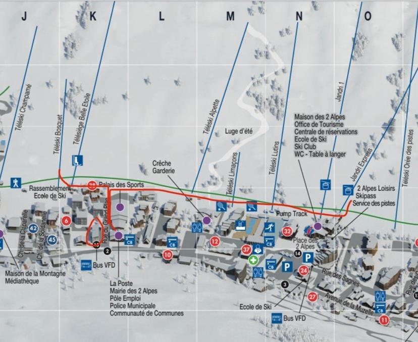 Appartement De 28 M2, Centre Station Les 2 Alpes Λε Ντεζ Αλπ Εξωτερικό φωτογραφία